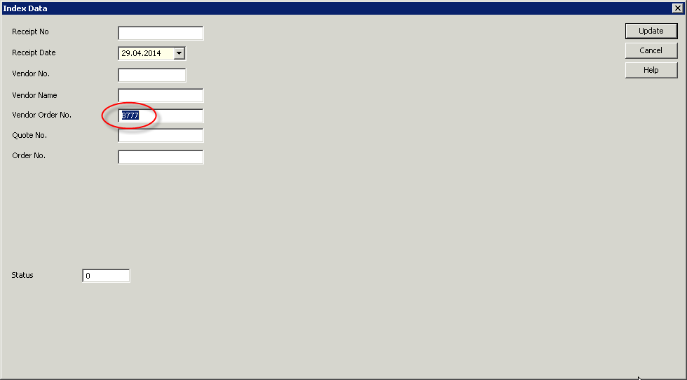 Figure 38: Therefore™ Viewer: category  “Posted Vendor Purchase Receipt”