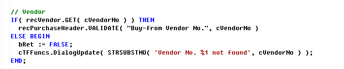 Figure 15: Excerpt Function ReadHeader() )
