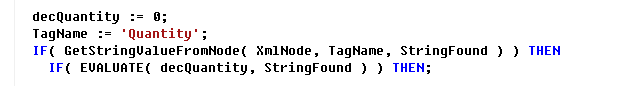 Figure 18: Excerpt from Function OpenXMLFile() 